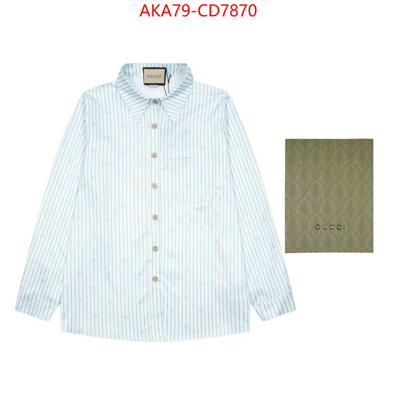 Clothing-Gucci,counter quality , ID: CD7870,$: 79USD