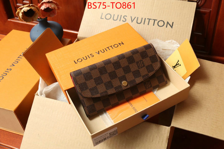 LV Bags(TOP)-Wallet,ID: TO861,$: 75USD