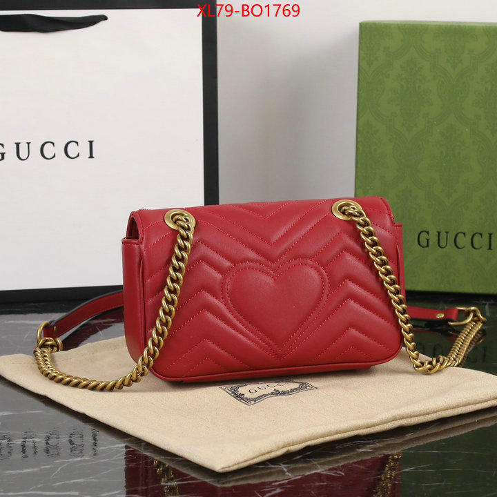 Gucci Bags(4A)-Marmont,buy the best high quality replica ,ID: BO1769,$: 79USD