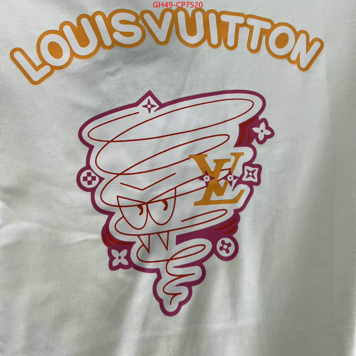 Clothing-LV,replica 2023 perfect luxury , ID: CP7520,$: 49USD