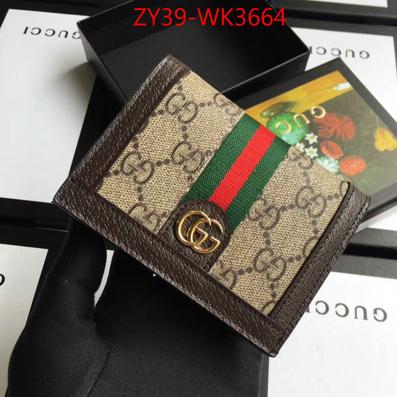 Gucci Bags(4A)-Wallet-,ID: WK3664,$:39USD