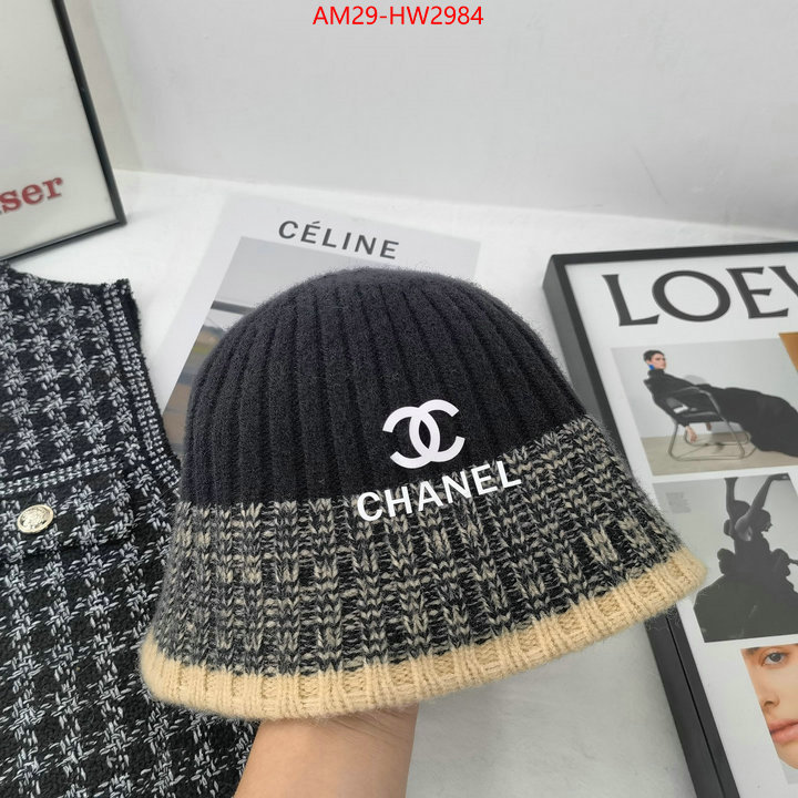 Cap (Hat)-Chanel,what's the best to buy replica , ID: HW2984,$: 29USD