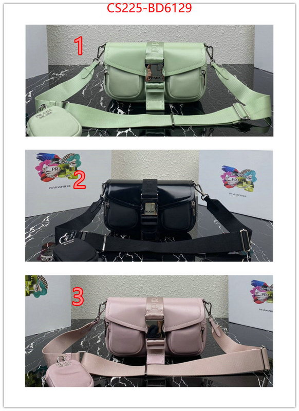 Prada Bags(TOP)-Diagonal-,ID: BD6129,$: 225USD