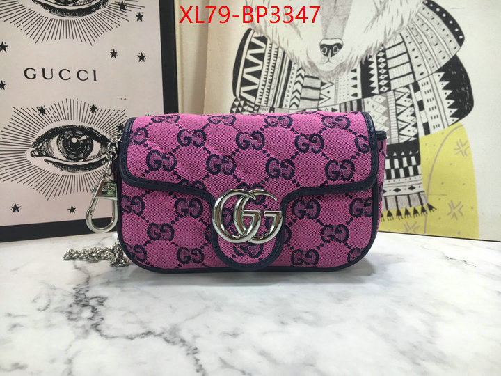 Gucci Bags(4A)-Marmont,2023 replica wholesale cheap sales online ,ID: BP3347,$: 79USD