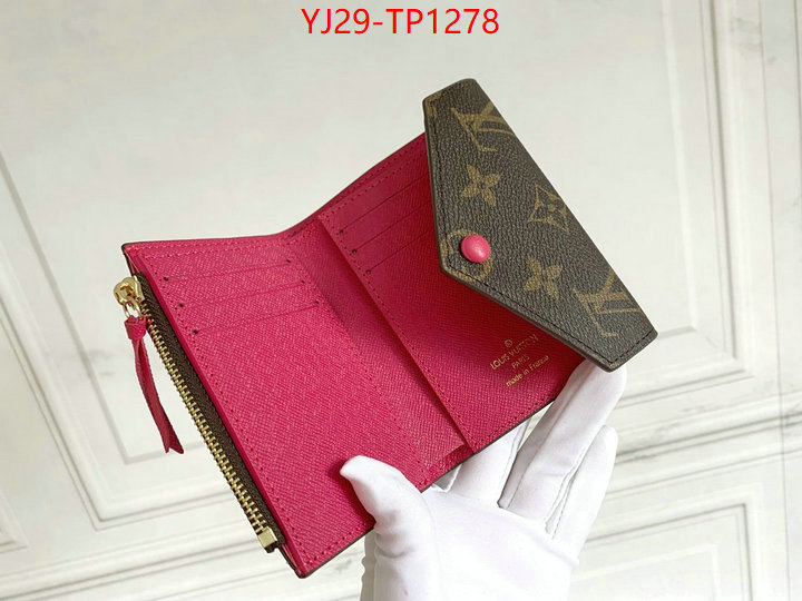 LV Bags(4A)-Wallet,ID: TP1278,$: 29USD