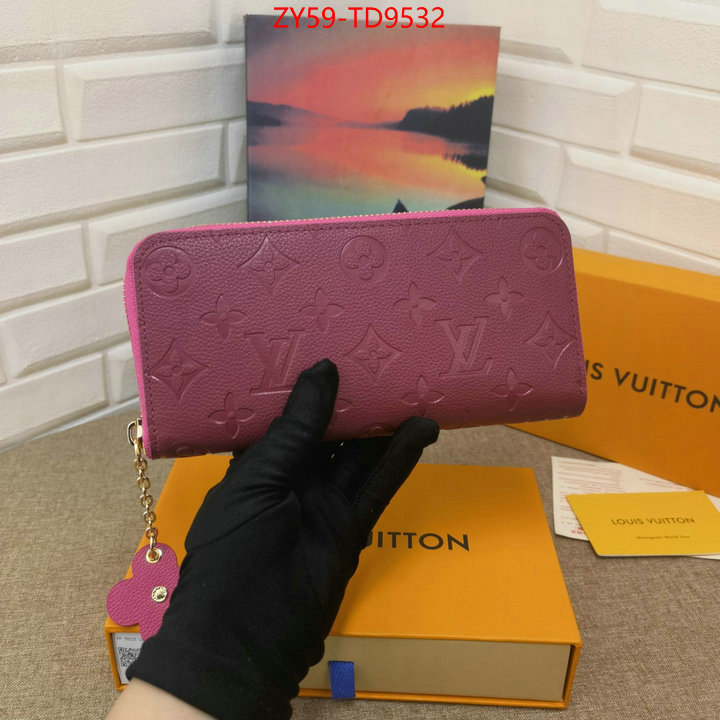 LV Bags(4A)-Wallet,top grade ,ID: TD9532,$: 59USD