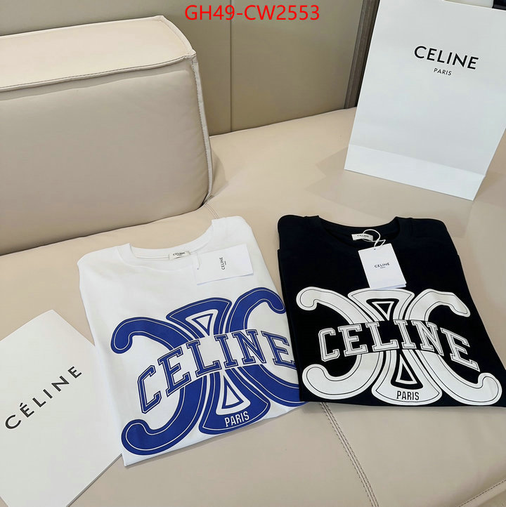 Clothing-Celine,2023 replica wholesale cheap sales online , ID: CW2553,$: 49USD