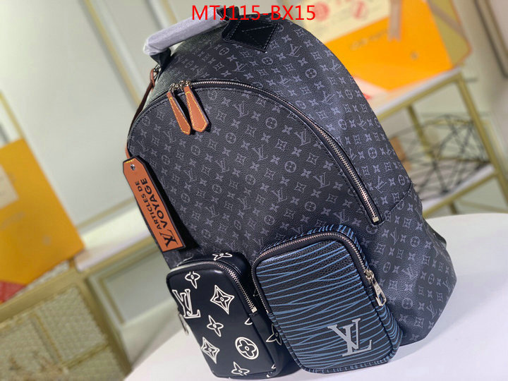 LV Bags(4A)-Backpack-,replica wholesale ,ID: BX15,$: 115USD