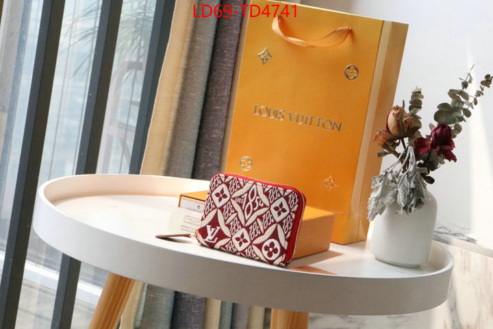 LV Bags(TOP)-Wallet,ID: TD4741,$: 69USD