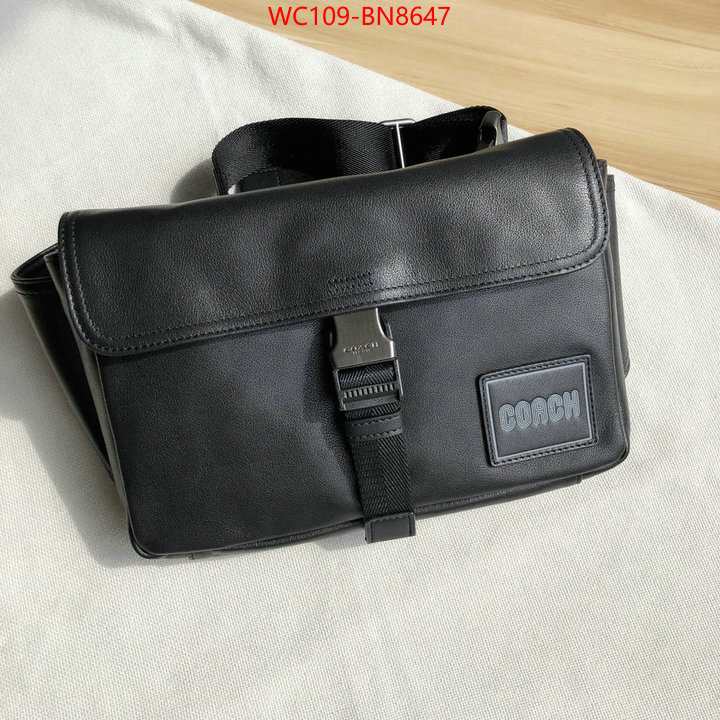 Coach Bags(4A)-Belt Bag-Chest Bag--,best like ,ID: BN8647,$: 109USD