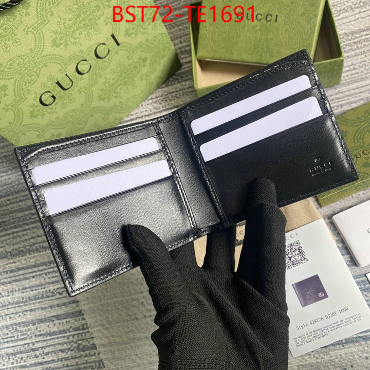 Gucci Bags(TOP)-Wallet-,only sell high-quality ,ID: TE1691,$: 72USD