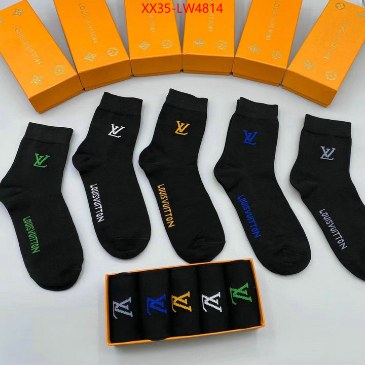 Sock-LV,is it ok to buy replica , ID: LW4814,$: 35USD