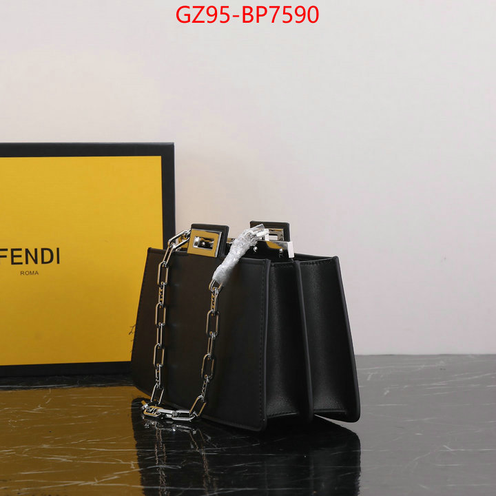 Fendi Bags(4A)-Handbag-,1:1 replica ,ID: BP7590,$: 95USD