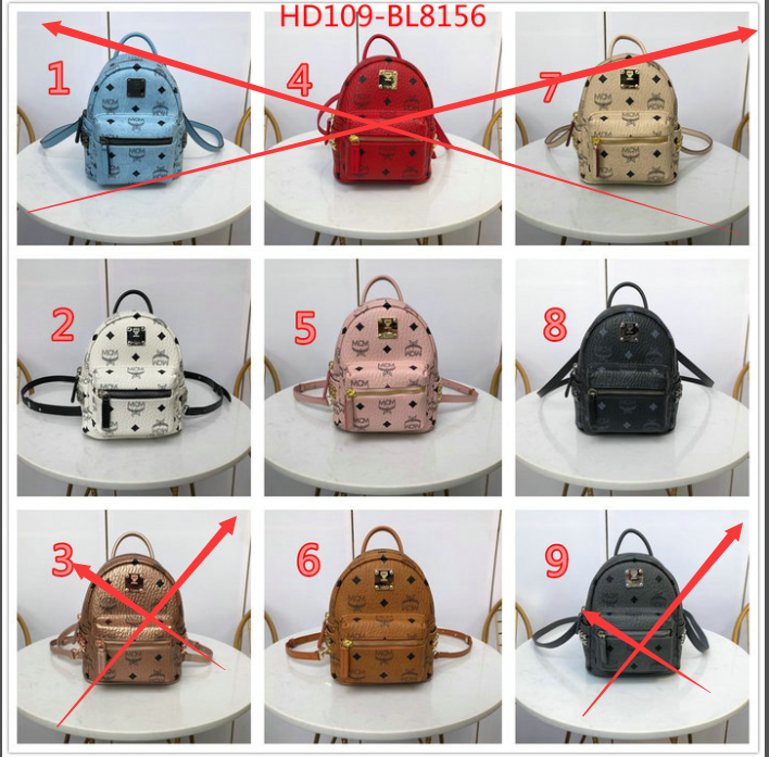 MCM Bags(TOP)-Backpack-,ID: BL8156,$: 109USD