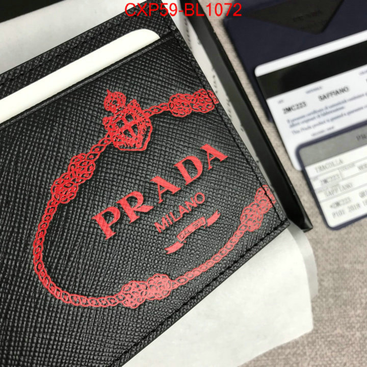 Prada Bags(TOP)-Wallet,ID: BL1072,$: 59USD