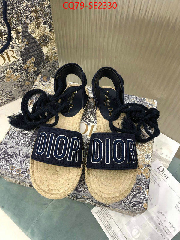 Women Shoes-Dior,top 1:1 replica , ID: SE2330,$: 79USD