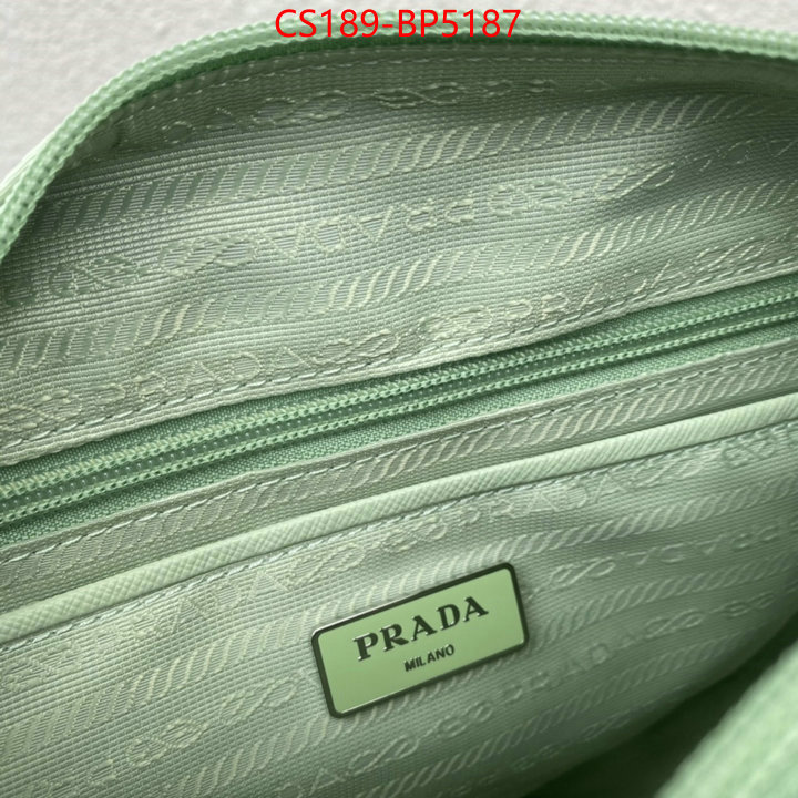 Prada Bags(TOP)-Diagonal-,ID: BP5187,$: 189USD