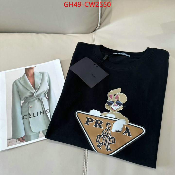 Clothing-Prada,top designer replica , ID: CW2550,$: 49USD