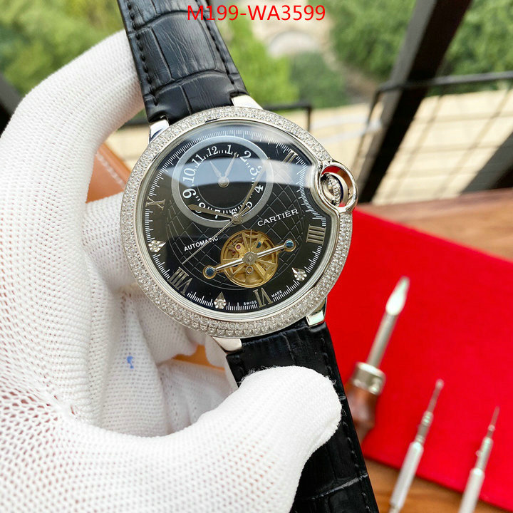 Watch(4A)-Cartier,brand designer replica ,ID: WA3599,$: 199USD