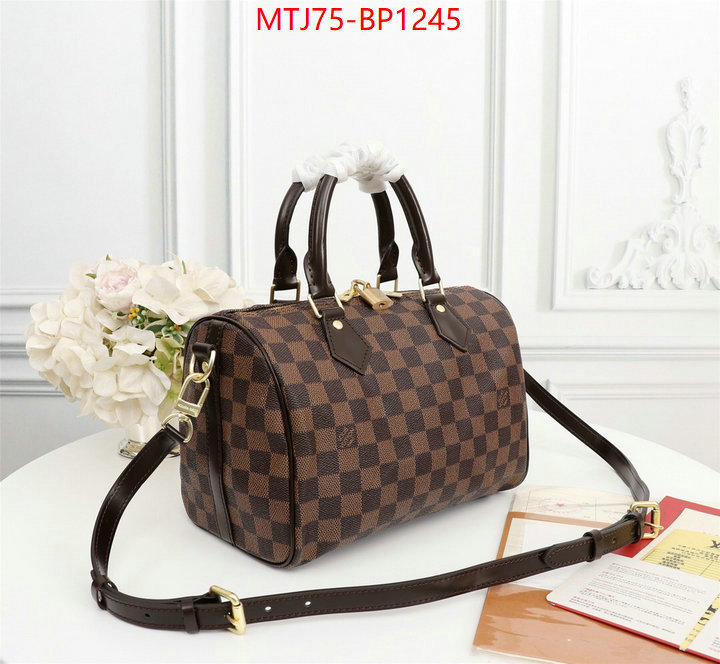 LV Bags(4A)-Speedy-,replica 1:1 ,ID: BP1245,$: 75USD