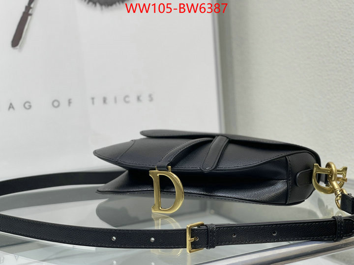 Dior Bags(4A)-Saddle-,ID: BW6387,$: 105USD