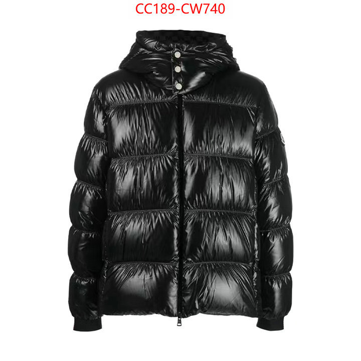 Down jacket Men-Moncler,the highest quality fake , ID: CW740,$: 189USD