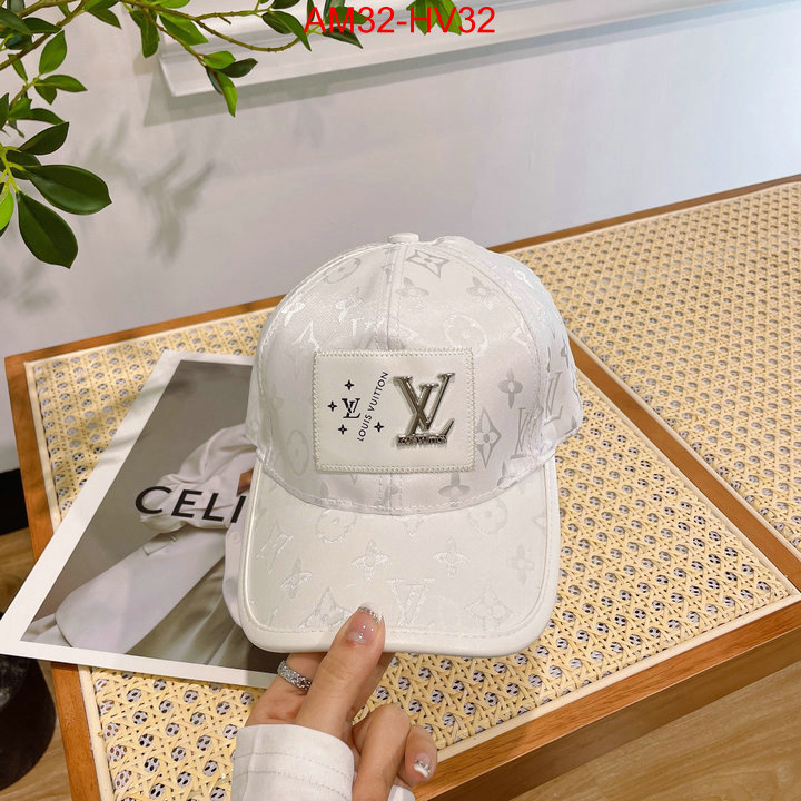 Cap (Hat)-LV,top quality designer replica , ID: HV32,$: 32USD