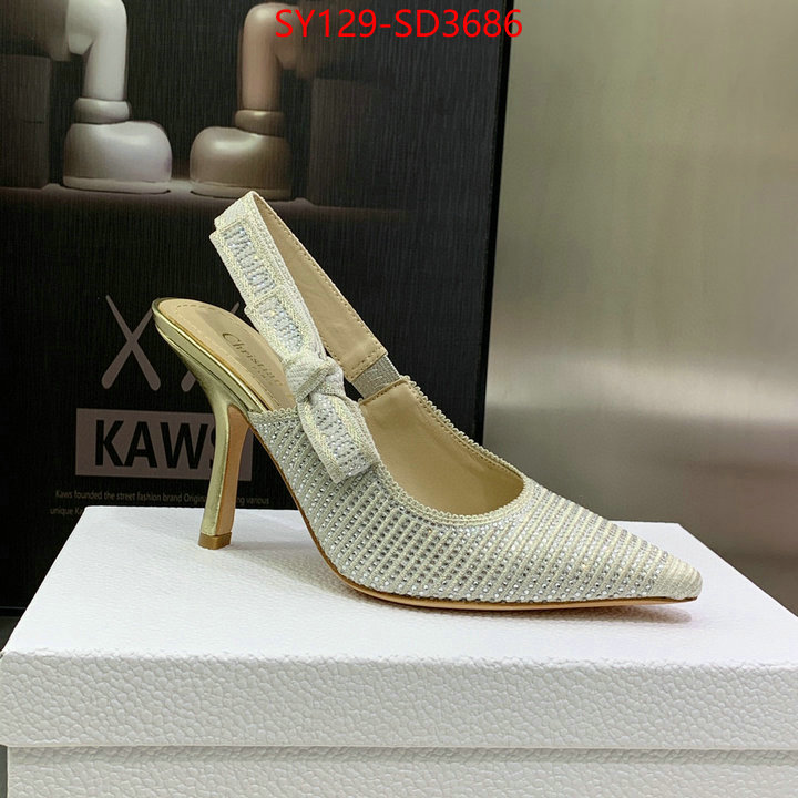 Women Shoes-Dior,buy 2023 replica , ID: SD3686,$: 129USD