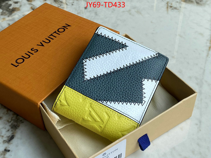 LV Bags(TOP)-Wallet,ID: TD433,$: 69USD