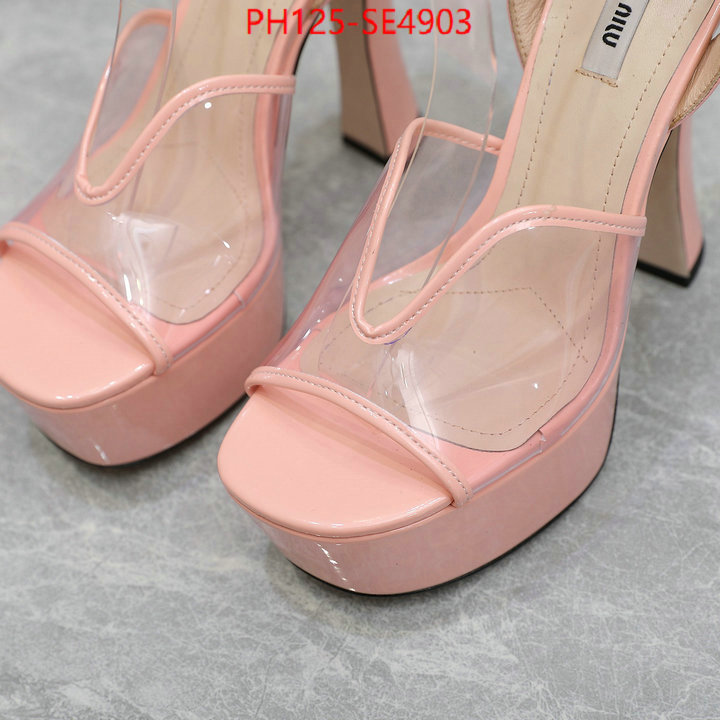 Women Shoes-Miu Miu,high quality designer replica , ID: SE4903,$: 125USD