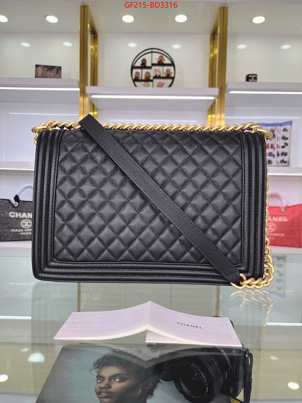 Chanel Bags(TOP)-Le Boy,ID: BD3316,$: 215USD