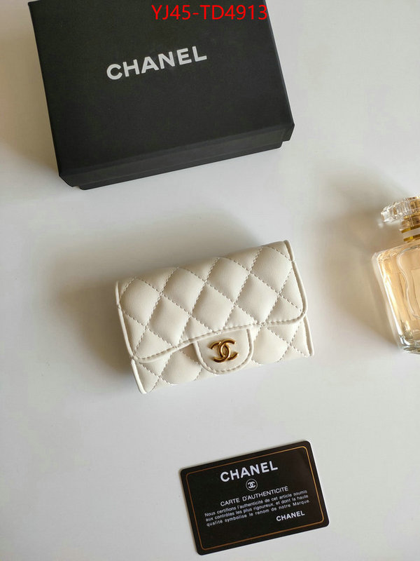 Chanel Bags(4A)-Wallet-,ID: TD4913,$: 45USD