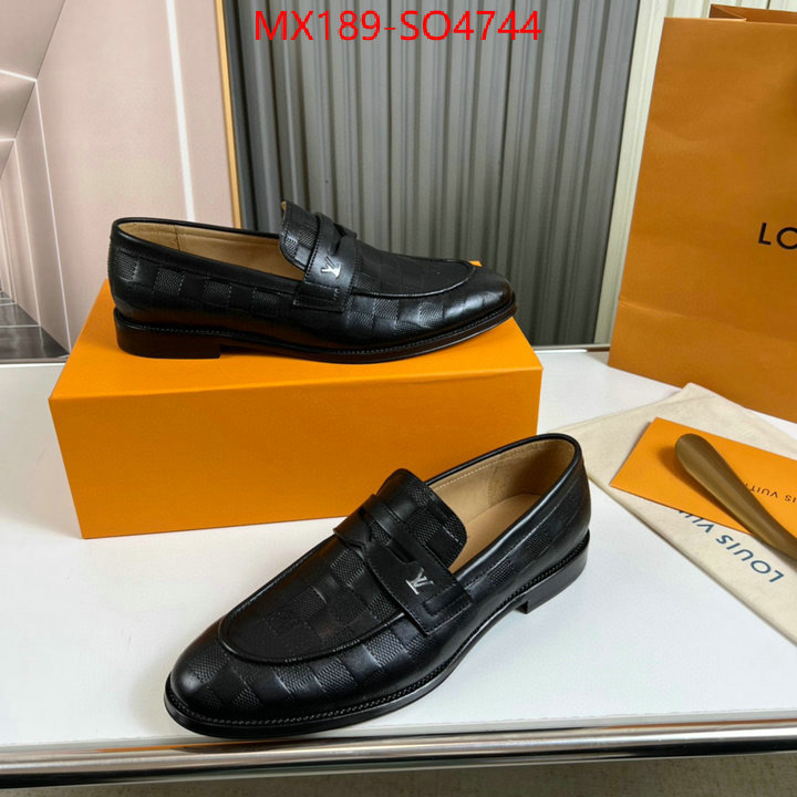 Men Shoes-LV,aaaaa replica designer , ID: SO4744,$: 189USD