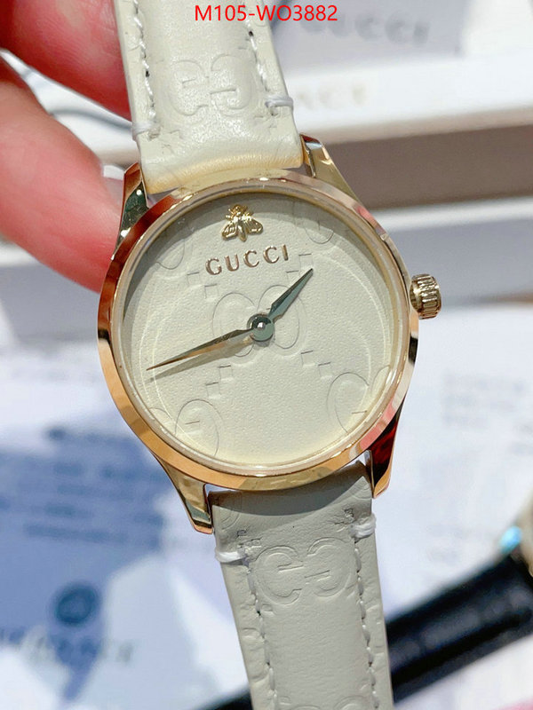 Watch(4A)-Gucci,good quality replica ,ID: WO3882,$: 105USD