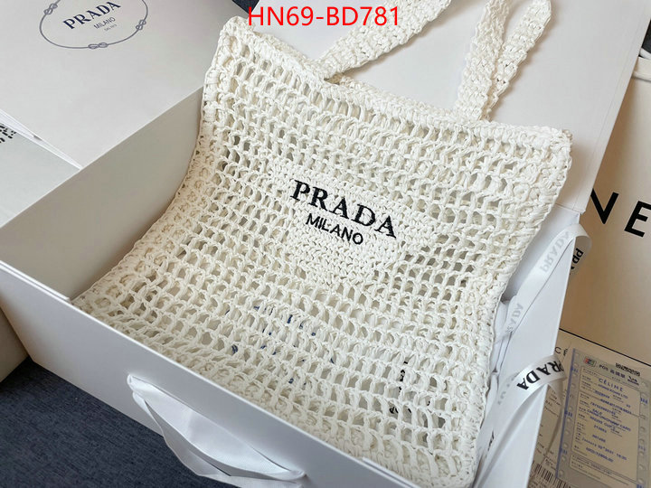 Prada Bags(4A)-Handbag-,we curate the best ,ID: BD781,$: 69USD