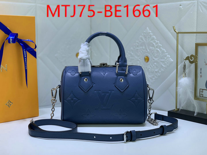 LV Bags(4A)-Speedy-,can i buy replica ,ID: BE1661,$: 75USD