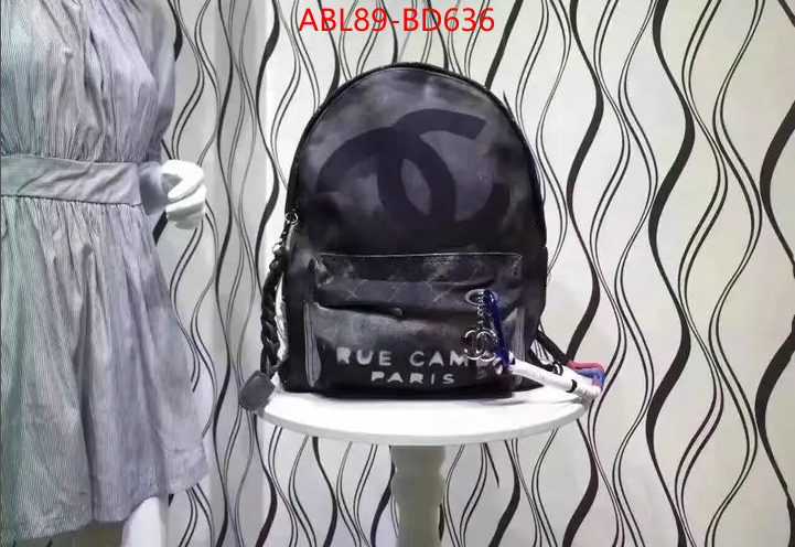 Chanel Bags(4A)-Backpack-,ID: BD636,$: 89USD