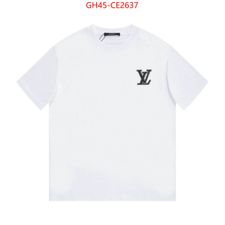 Clothing-LV,replica 1:1 high quality , ID: CE2637,$: 45USD