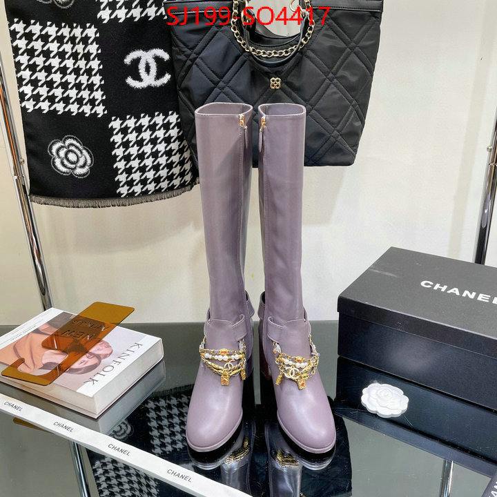 Women Shoes-Chanel,replica wholesale , ID: SO4417,$: 199USD