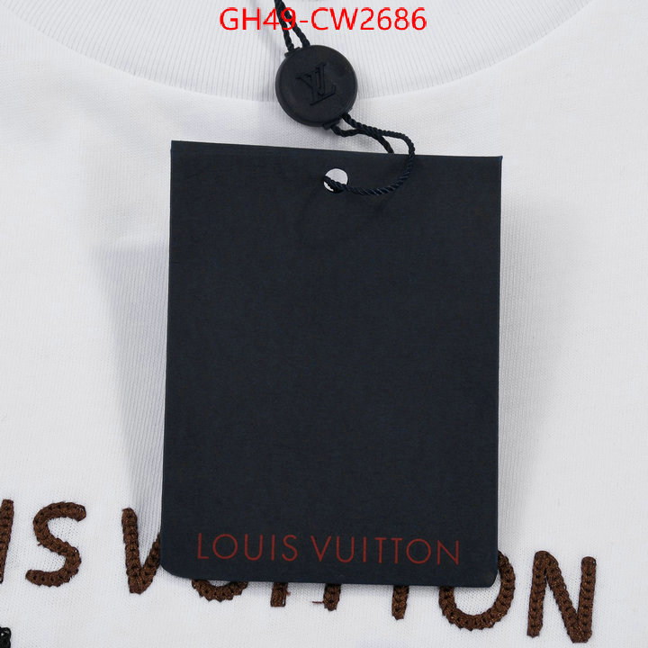 Clothing-LV,where to buy replicas , ID: CW2686,$: 49USD