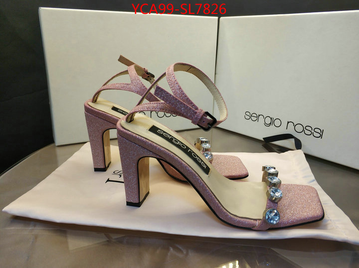 Women Shoes-Sergio Rossi,2023 aaaaa replica customize ,wholesale replica , ID: SL7826,$: 99USD