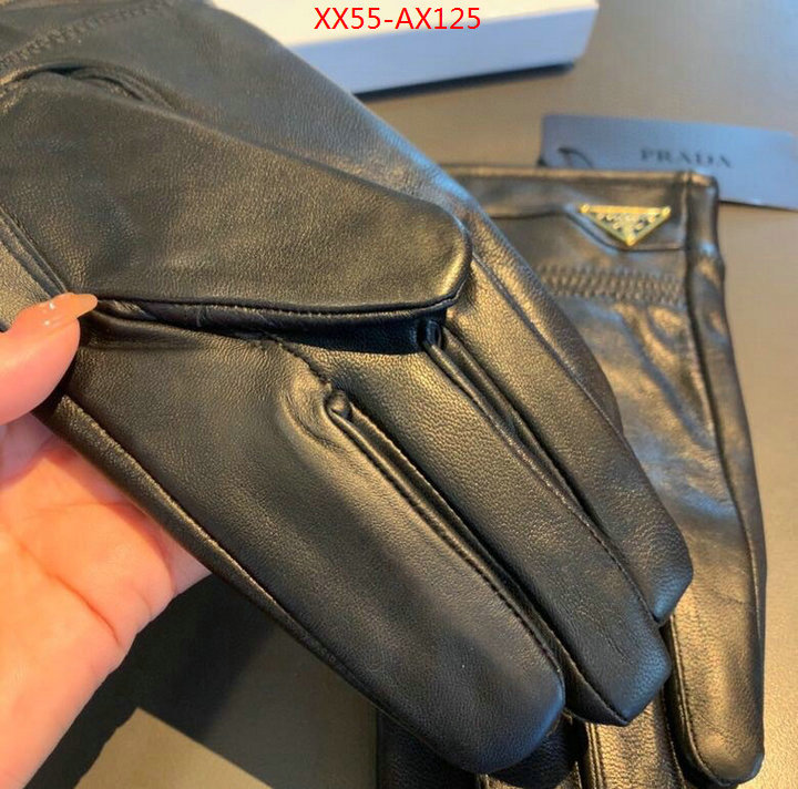 Gloves-Prada,replica shop , ID: AX125,$: 55USD