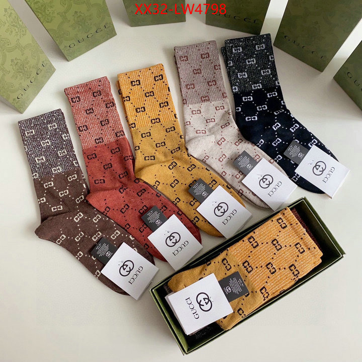 Sock-Gucci,aaaaa replica designer , ID: LW4798,$: 32USD