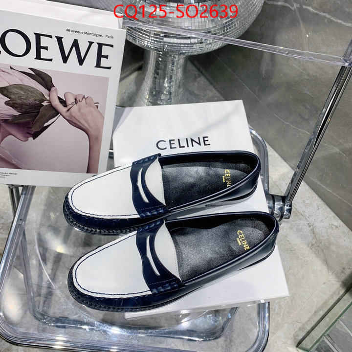 Women Shoes-CELINE,website to buy replica , ID: SO2639,$: 125USD