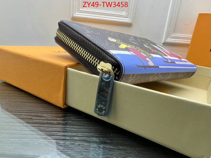 LV Bags(4A)-Wallet,wholesale 2023 replica ,ID: TW3458,$: 49USD