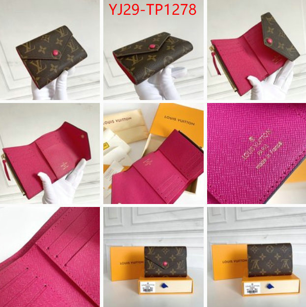 LV Bags(4A)-Wallet,ID: TP1278,$: 29USD