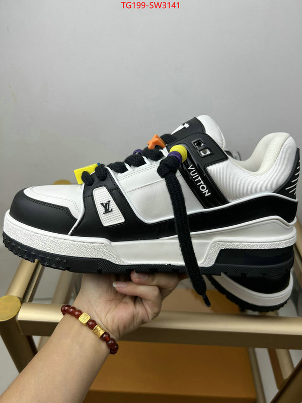 Men Shoes-LV,designer 7 star replica , ID: SW3141,$: 199USD