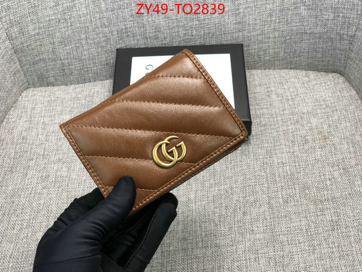 Gucci Bags(4A)-Wallet-,top quality fake ,ID: TO2839,$: 49USD