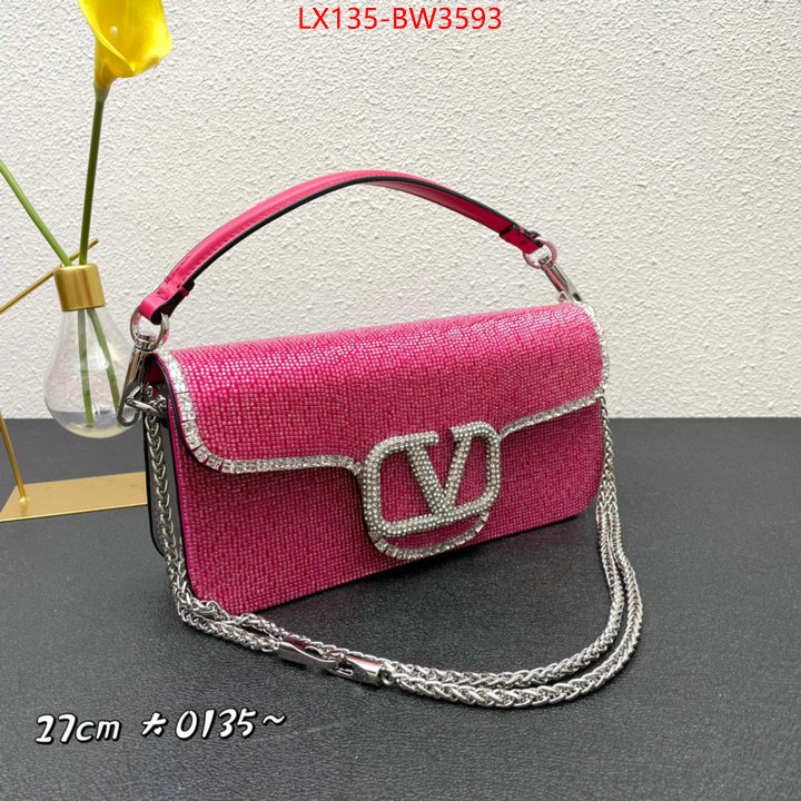 Valentino Bags(4A)-LOC-V Logo ,best designer replica ,ID: BW3593,$: 135USD