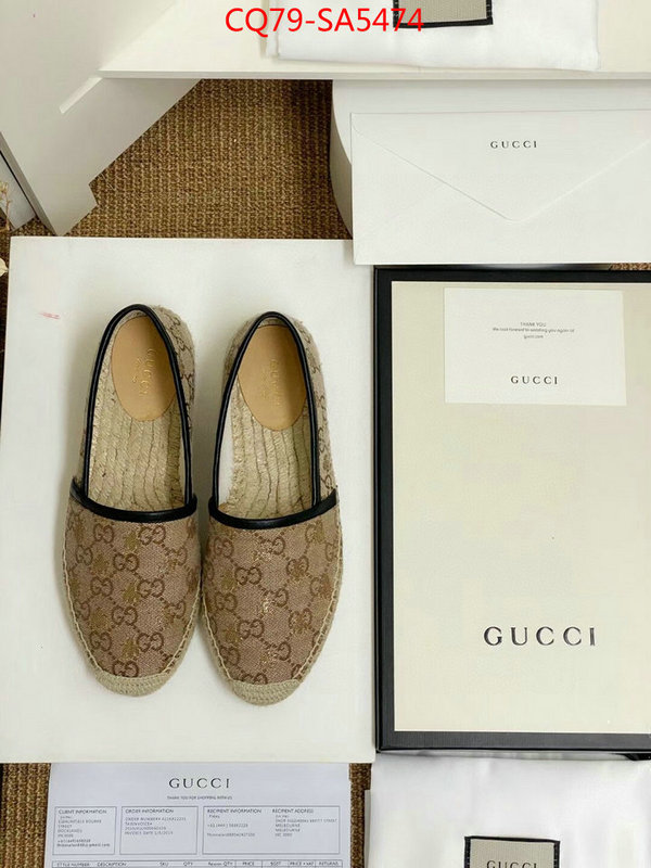 Women Shoes-Gucci,high quality designer replica , ID: SA5474,$: 79USD